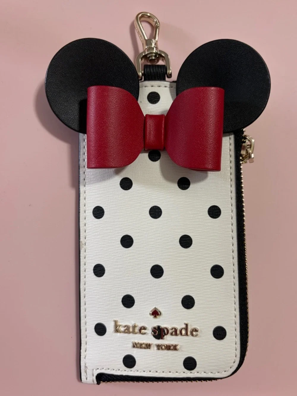 kate spade Polka Dot Minnie Ear Wallet - Picture 1 of 6